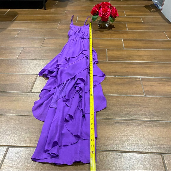 Guess Lavender High/Low Ruffle Dress (size XS)🌹 - Picture 11 of 11
